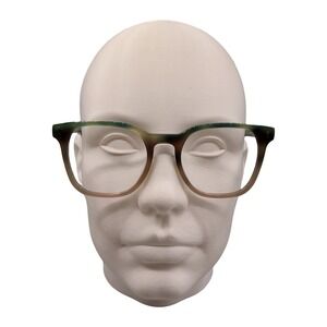 Warby Parker Rosie W 417 Eyeglass Frames Green Tortoise 52-20-142 Womens
